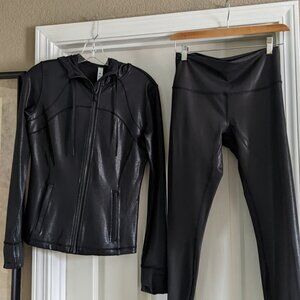 Shinly Black jacket and leggings